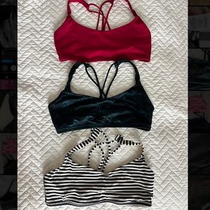 Lululemon Free to be sports bra size 8 lot